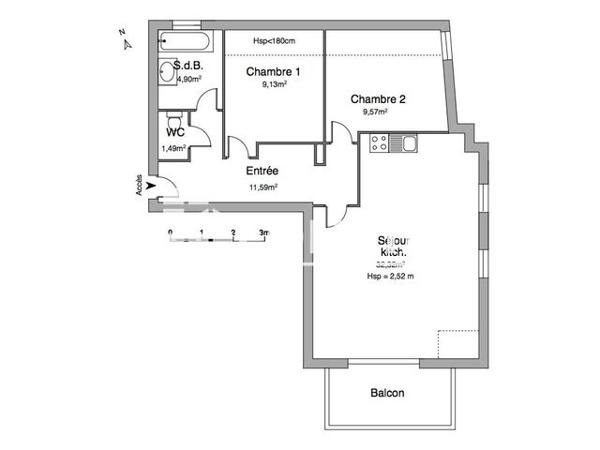 Location Appartement 3 pièces 69 m² - 21B ROUTE DE BOUXWILLER Ingwiller 67340