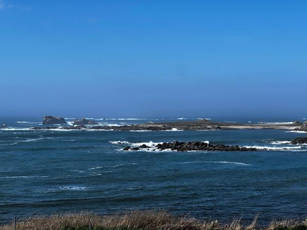 A Porspoder, dans le Pays d'Iroise  en bordure de côte.