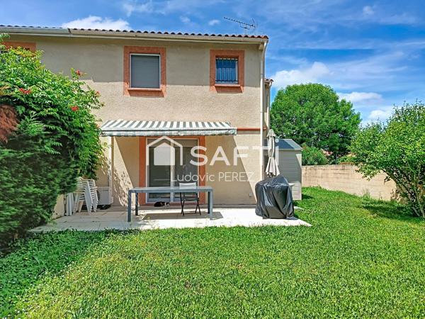 LAUNAGUET (31140) MAISON T4 78 M² AVEC JARDIN 300 M² + GARAGE