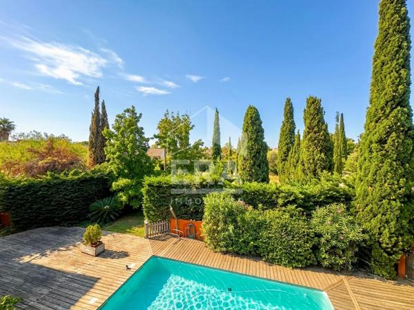 A VENDRE -MAS DE CARACTÈRE À CABESTANY , 330 M² HABITABLE ,PISCINE ET INTIMITÉ ABSOLUE