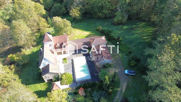 Maison périgourdine avec maison d'amis.24550 Villefranche du Périgord