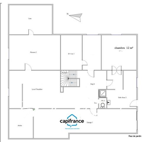 Maison à vendre 8 pièces proche de CONNERRE (72) LE LUART  MAISON DE 160 M² HAB., 5/6 chambres, terrain de 1800 m²