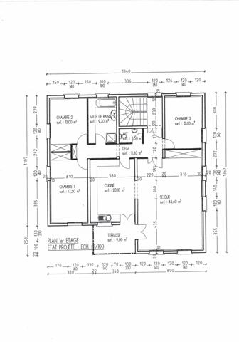 PAVILLON INDEPENDANT  AVEC 2 APPARTEMENTS DE 124.50M²