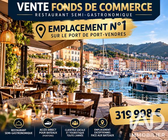 Restaurant à vendre 200 m² Port-Vendres