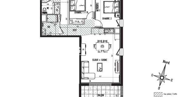 À vendre Appartement 3 pièces 69 m² - Carquefou 44470