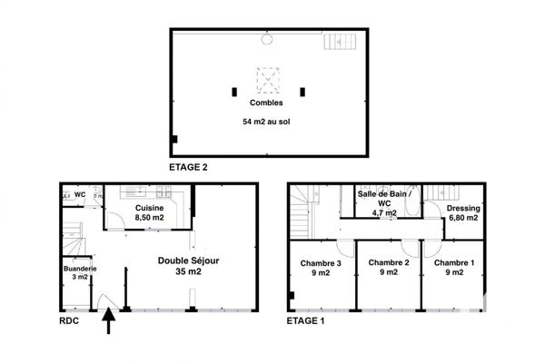 Maison de ville 5 pièces de 97 m² à Paris (75011)