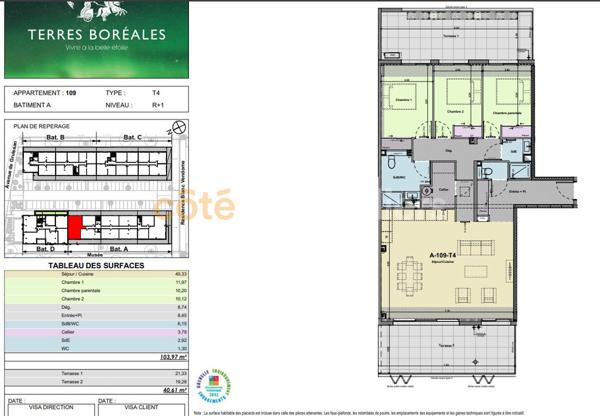Vente Appartement104 m² - 4 Pièces - NARBONNE (11100)