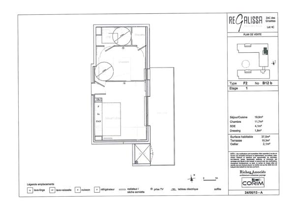 Appartement · Vente Montpellier (34070) 2 pièces · 38m²