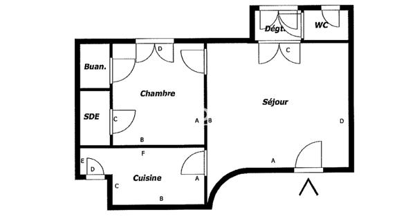 Location Appartement 2 pièces 31.79 m² - Nogent-sur-marne 94130
