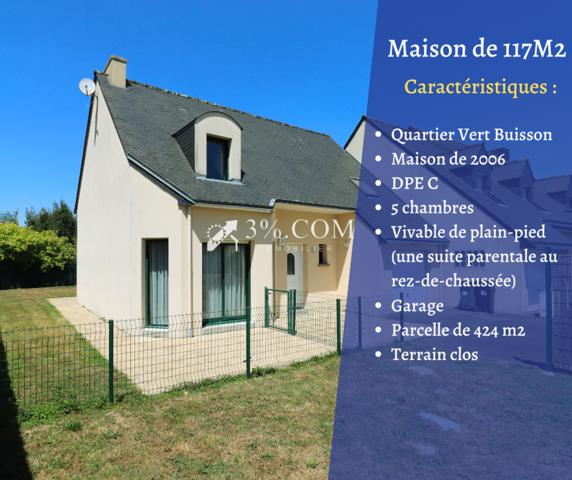 Maison 7 pièce(s) 5 chambre(s) 117 m²