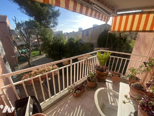 Appartement T2 climatisé, balcon, box fermé en sus possible