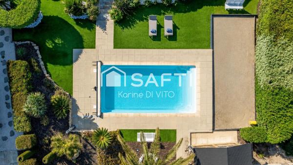 Vue mer - Piscine - Boulodrome - Garage et stationnement