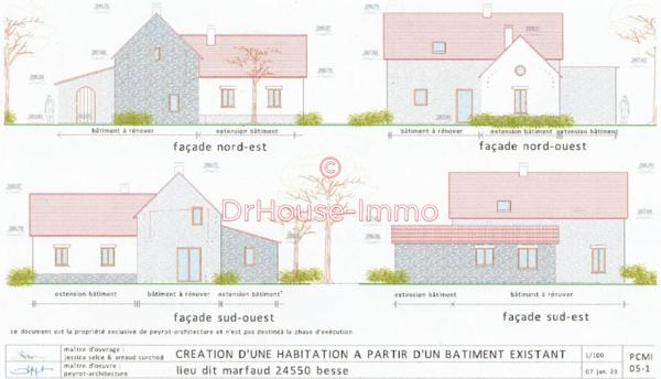 Maison à vendre 2 pièces de 60 m²