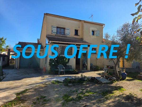 Dpt Gard (30), Saint Christol les ales, belle villa 5 chambres d'environ 140m² environ sur un terrain clos de 964m² + 2 garages et piscine.