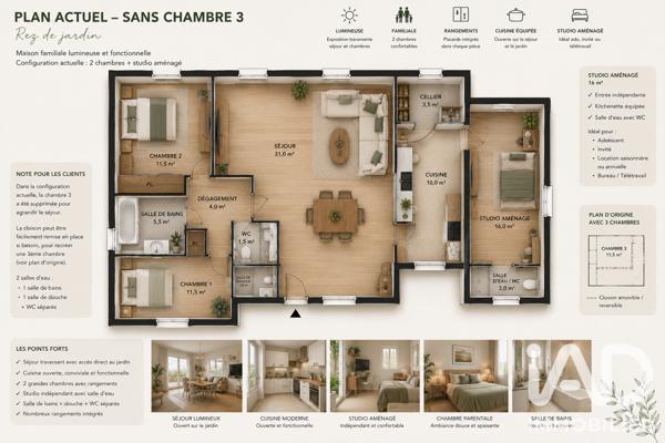 Maison à vendre 4 pièces 80 m² Cagnes-sur-Mer