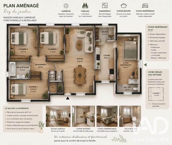 Maison à vendre 4 pièces 80 m² Cagnes-sur-Mer