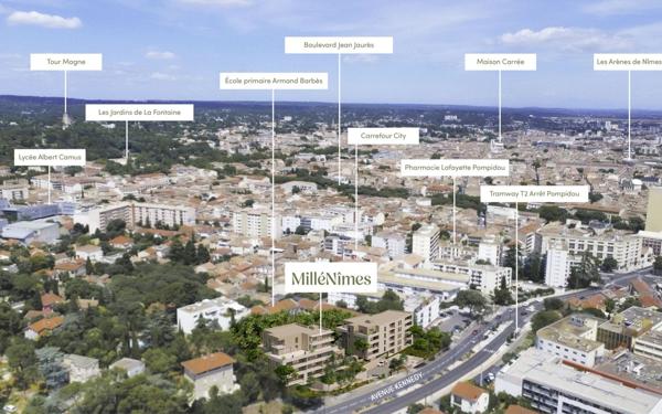 Appartement à vendre    3 pièces • 59,60 m2 Nîmes