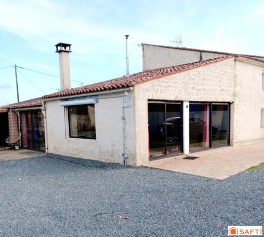 Maison en pierre avec garage