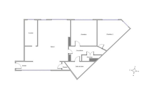 Appartement à vendre    3 pièces • 61,64 m2 Paris 13