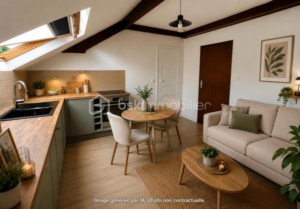 Vous recherchez votre investissement locatif idéal ou votre nid douillet ? Cette opportunité est faite pour vous !
Situé à proximité du centre ville, à Melun, découvrez ce charmant T2 d'environ 30 m², entièrement rénové, situé au 1er et dernier étage d'une copropriété de 4 Lots principaux avec Syndic Bénévole (Environ 160€ de charges annuelles !!)
Vous y trouverez une belle pièce de vie lumineuse avec espace cuisine, une vaste chambre indépendante ainsi qu'une spacieuse salle d'eau avec douche et WC. Une très grande cave est également prévue...
Ici, aucun chantier à prévoir : vous n'avez plus qu'à meubler et décorer !
⭐ Les atouts qui feront la différence
✔ Appartement entièrement rénové
✔ Petite copropriété de seulement 4 lots
✔ Syndic bénévole : des charges quasi nulles
✔ DPE D & Installation électrique sans anomalie
✔ Transports et centre ville à pied
✔ Charme des poutres apparentes
✔ Idéal Primo accédant ou investissement locatif
📍 Un emplacement pratique
Vous profitez d'un quartier calme tout en restant à proximité immédiate des commerces, écoles, services et lignes de bus permettant de rejoindre la gare de Melun en une dizaine de minutes, avec un accès rapide à Paris Gare de Lyon (Direct 25 min).
💡 Ce bien ne passera pas l'été à la vente...
Une visite suffira pour vous convaincre !