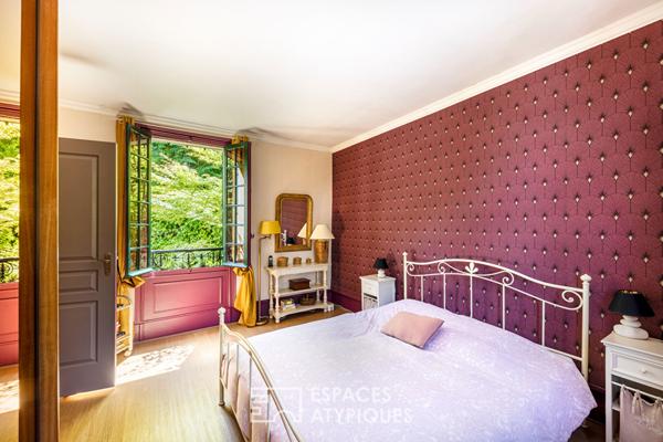 A Maule, vue imprenable, charme ancien et jardin en lisière de forêt