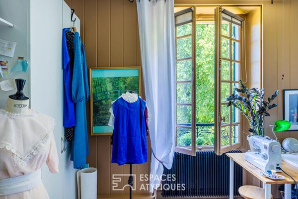 A Maule, vue imprenable, charme ancien et jardin en lisière de forêt