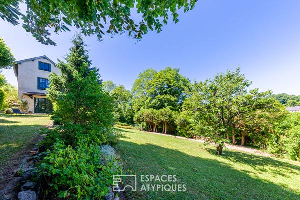 A Maule, vue imprenable, charme ancien et jardin en lisière de forêt