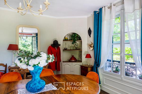 A Maule, vue imprenable, charme ancien et jardin en lisière de forêt