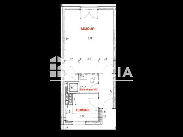 À vendre Studio 32.47 m² - Poitiers 86280