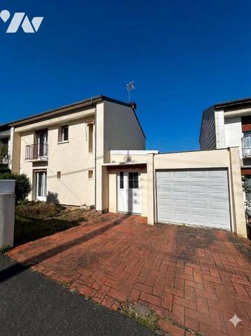 Maison – 101 m² – 3 chambres – Terrain clos et arboré – Grand garage