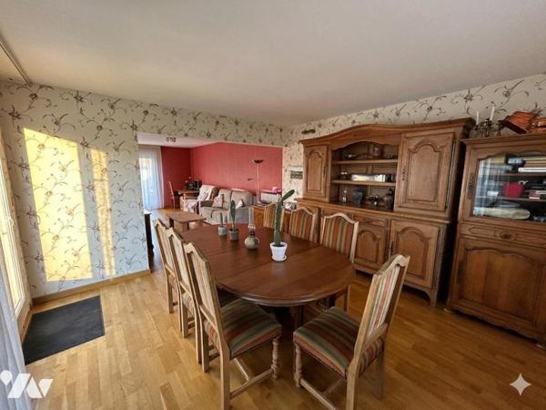 Maison – 101 m² – 3 chambres – Terrain clos et arboré – Grand garage