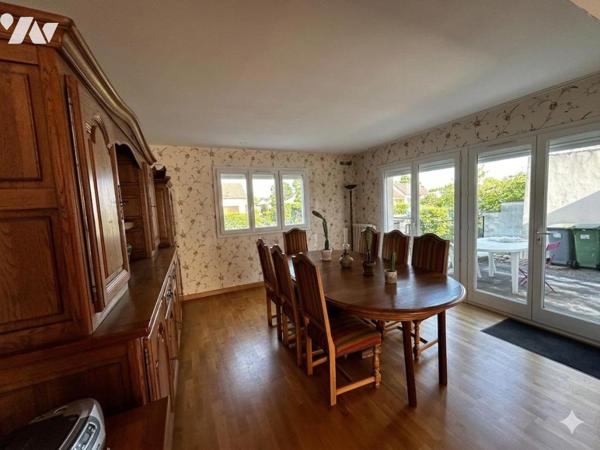 Maison – 101 m² – 3 chambres – Terrain clos et arboré – Grand garage