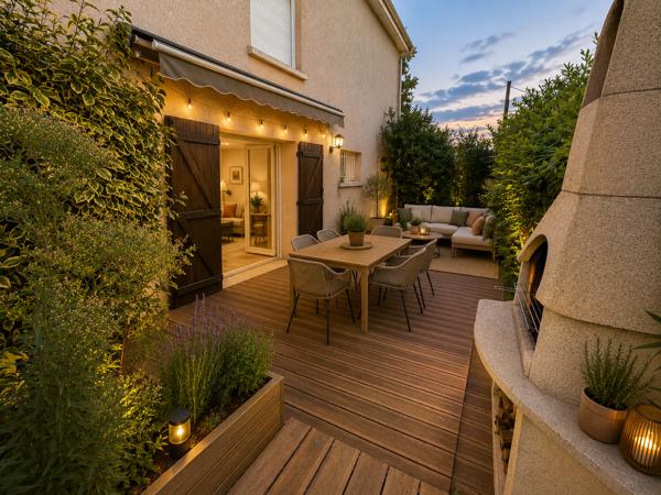 Craponne – T2 avec grande terrasse de 40 m², parking et box