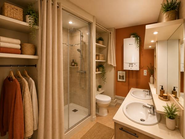 Craponne – T2 avec grande terrasse de 40 m², parking et box