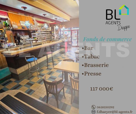 À vendre – Fonds de commerce Bar Tabac Presse Brasserie – DIEPPE
