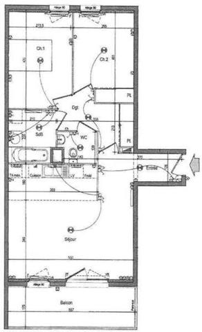 Appartement 3 pièces - 44800 Saint-Herblain