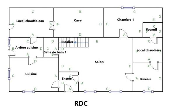 Maison 7 pièces 204 m2 avec grandes dépendances.