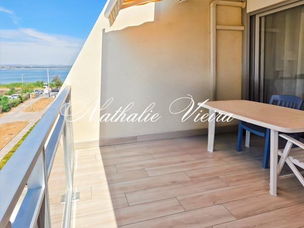 Palavas-les-Flots (34250) GRAND STUDIO CABINE 29 m2 VUE MER - VUE ETANG