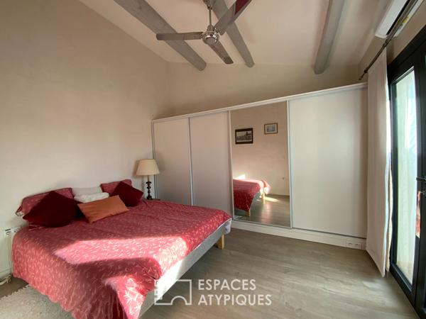 Maison de village lumineuse avec piscine proche Uzès