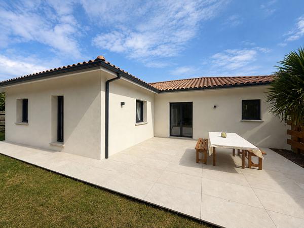 Maison contemporaine de plain pied, Linxe 5 pièces 104 m2
