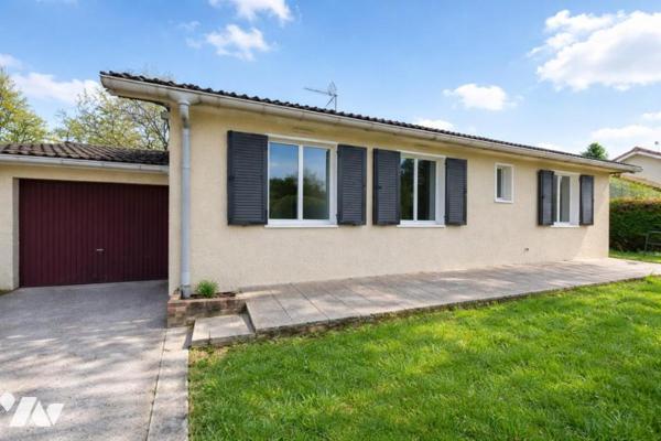 maison de plain pied 3 chambres sur 10 ares de terrain clos et arboré