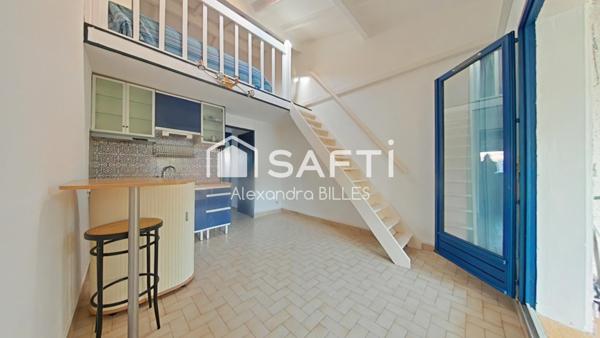 Maison avec jardin: 1 chambre + mezzanine