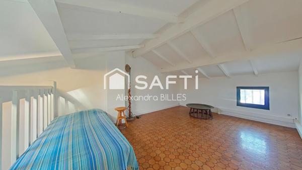 Maison avec jardin: 1 chambre + mezzanine