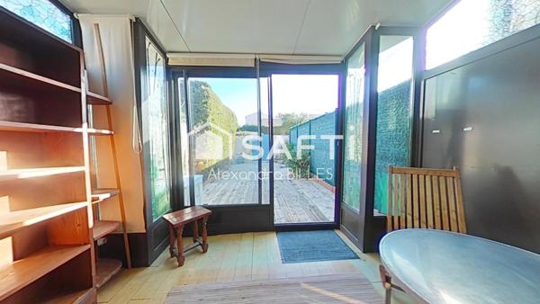 Maison avec jardin: 1 chambre + mezzanine