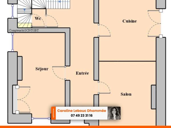 Centre ville de Belleme 155m² jardin et garage !