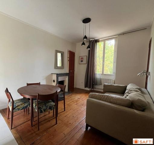 Appartement 3 pièces dans manoir rénové, cadre verdoyant