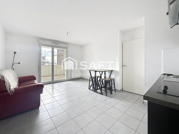 Appartement T2 avec terrasse + 2 parkings