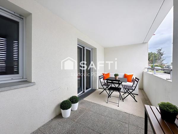 Appartement T2 avec terrasse + 2 parkings
