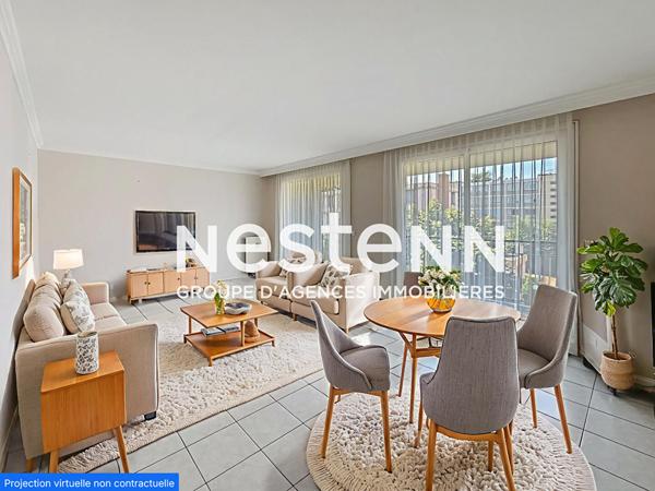 Grand Appartement T5 avec 3 chambres Balcon Cave au centre Rebufer - 69500 BRON