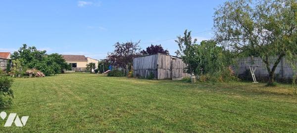 Maison de plain-pied sur un grand terrain